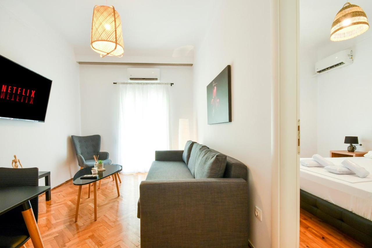 Thessaloniki Center Comfortable Apartment Exteriör bild